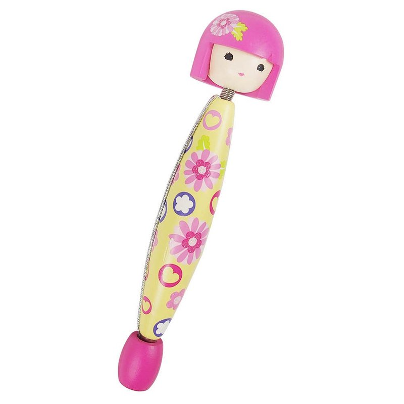 Shaking head ball pen Sophie【Kimmi Junior and Sister Fu】 - ปากกา - เรซิน หลากหลายสี