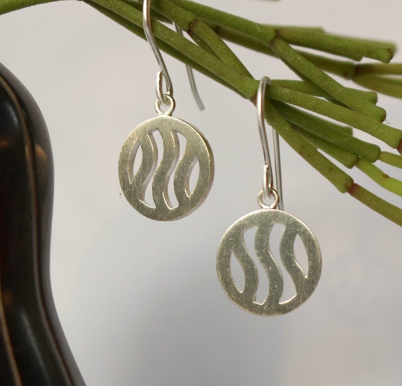The River - Silver Earrings / Sterling Silver / Earrings - Earrings & Clip-ons - Other Metals 