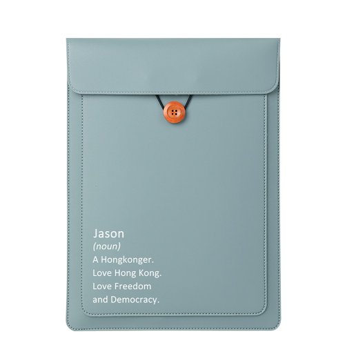 Bagguys 【客製化】【香港人解釋】皮革電腦袋(10-16吋)