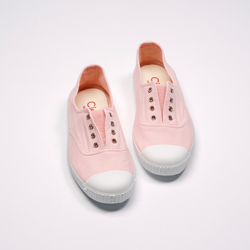 西班牙國民帆布鞋 CIENTA  70997 41 淡粉紅色 經典布料 大人 - 女款休閒鞋 - 棉．麻 粉紅色