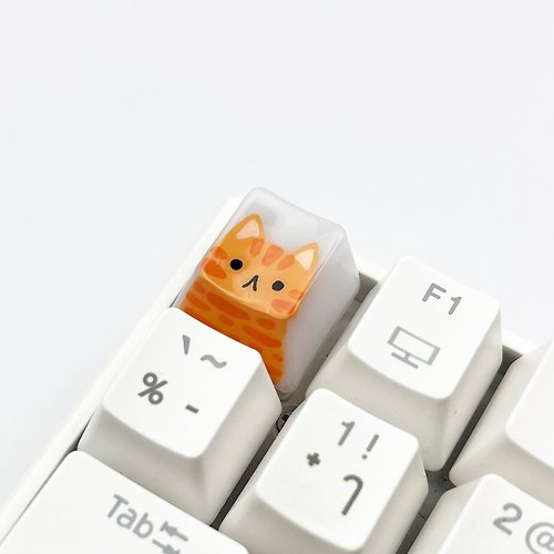 fayfena OEM keycap Orange cat Ginger cat