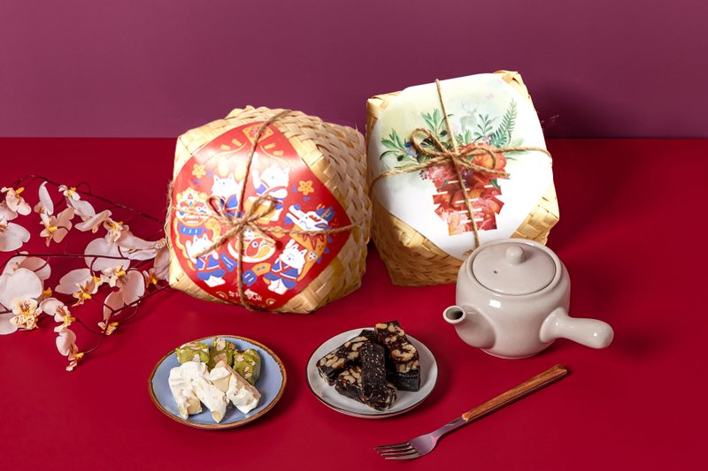 [Discount for multiple entries] Afternoon snack light│2024 Year of the Dragon coffret sharing set (200g box*2) - Snacks - Fresh Ingredients 