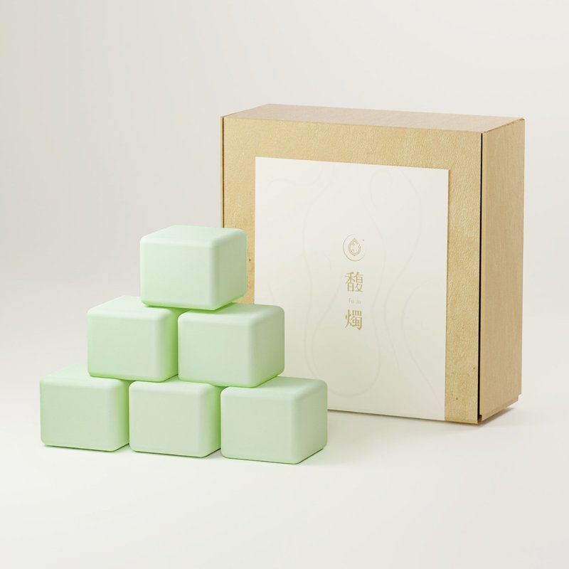 Moss Whisper | Lavender Moss Fragrance Melt Wax Block | Natural fresh scent - น้ำหอม - ขี้ผึ้ง สีเขียว