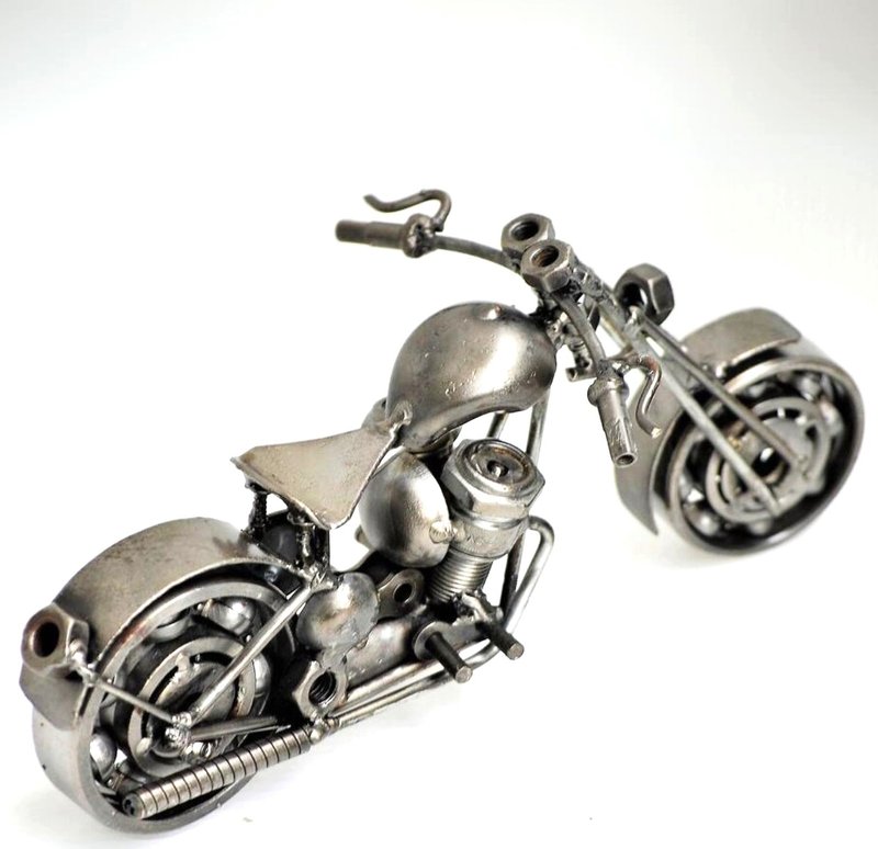 One-Of-A-Kind Labor day Gift Idea, Chopper (A) Motorcycle Welding sculptures - 擺飾/家飾品 - 其他金屬 