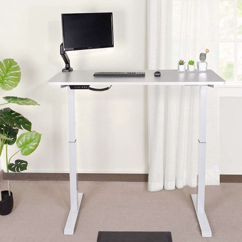 STANDLY-DUAL Motor Height Adjustable Table-Economy Class-B2201 - เฟอร์นิเจอร์อื่น ๆ - วัสดุอื่นๆ ขาว