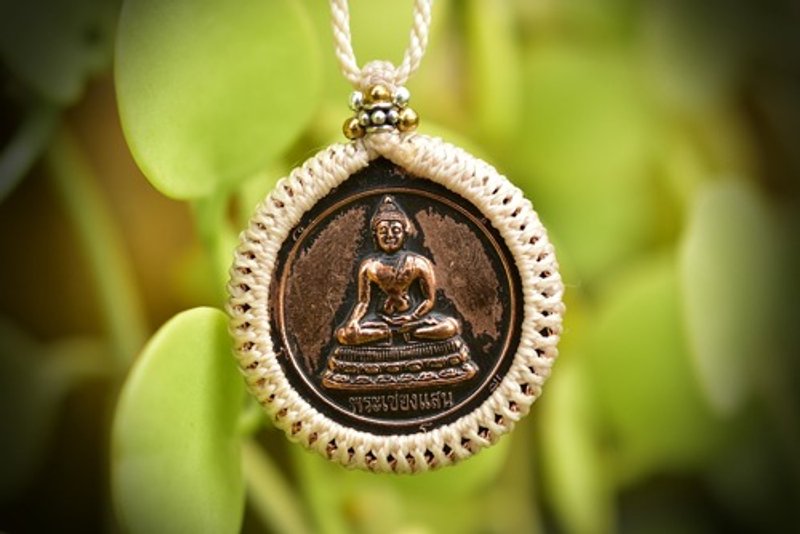 Calm Expression ★ Buddha Macrame Necklace 800 - สร้อยคอ - เครื่องเพชรพลอย 