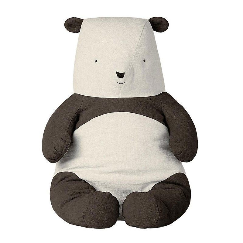 Large Panda - Stuffed Dolls & Figurines - Cotton & Hemp White