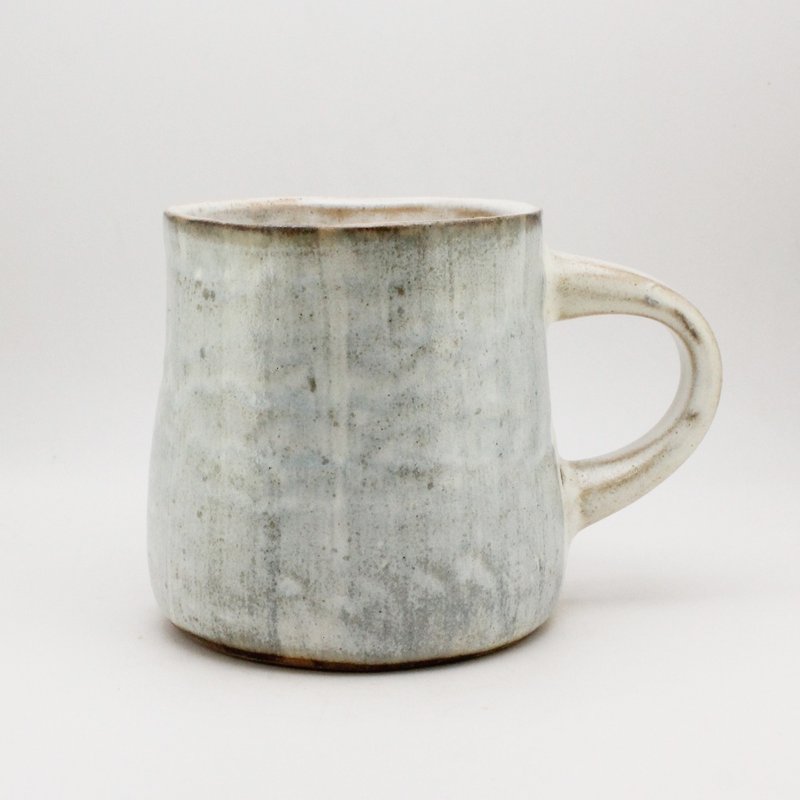 悠白系列 – 手捏成型手感陶瓷杯  咖啡杯 茶杯 杯子 陶瓷 馬克杯 - 其他杯子 - 陶 藍色