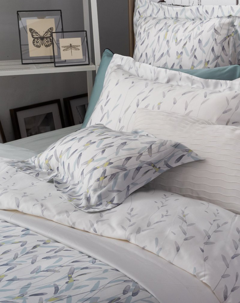 Climax Tencel bed set with leaves 100% Tencel lyocell 60 single / double / extra large / extra large - Bedding - Other Materials 
