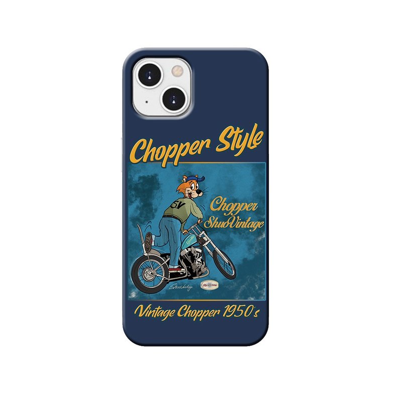美式復古 手繪 Chopper motorcycle  手機殼 - 手機殼/手機套 - 塑膠 多色