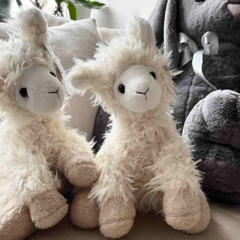 Nordic Sweden Teddykompaniet Liam Alpaca - ของเล่นเด็ก - เส้นใยสังเคราะห์ 