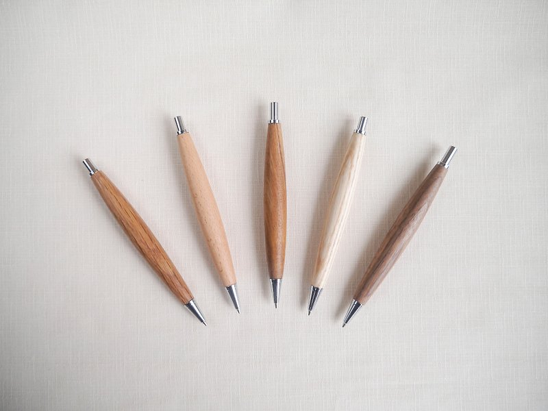 Log pen-automatic pen gift stationery - อุปกรณ์เขียนอื่นๆ - ไม้ หลากหลายสี