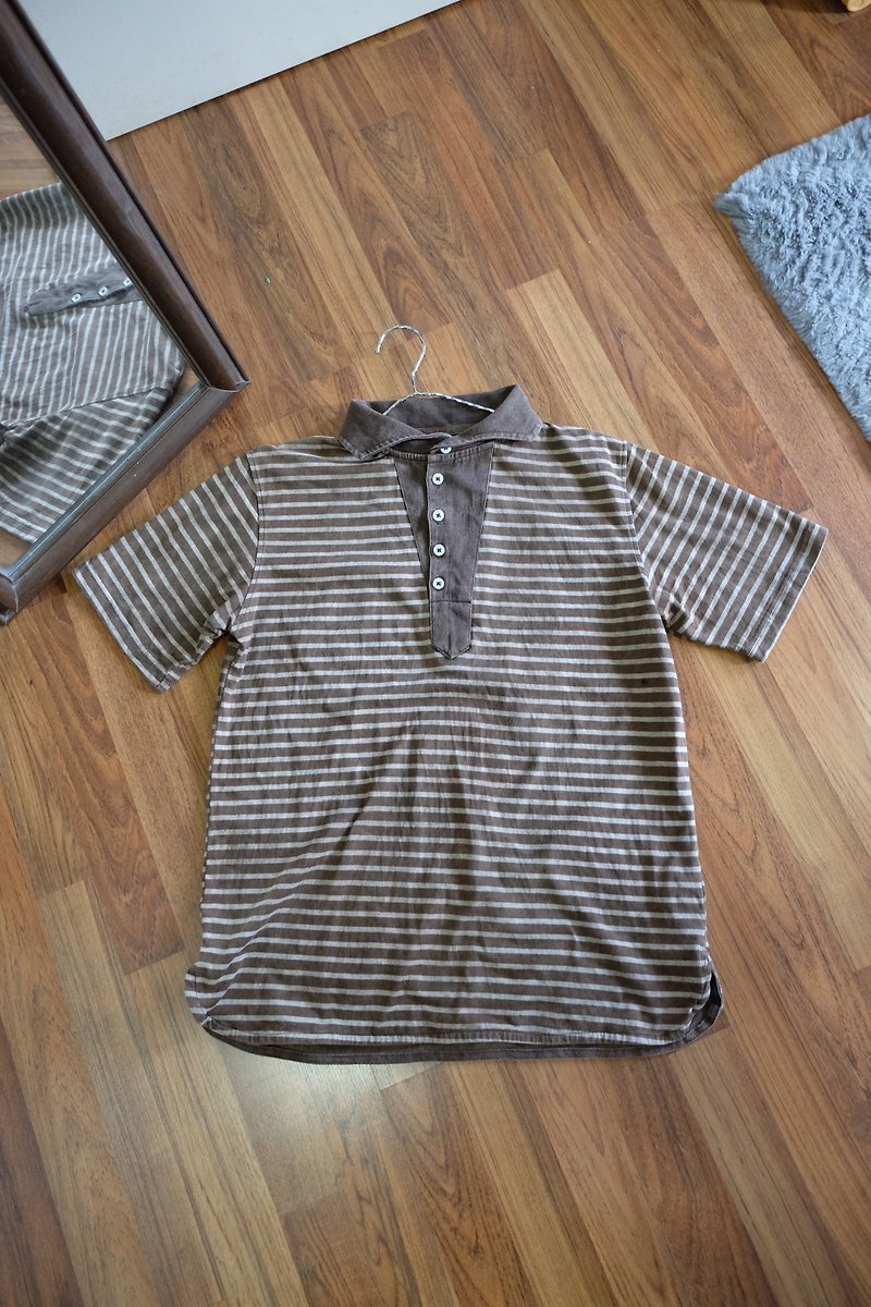 ETERNAL Japan stripes indigo Shirt - Men's Shirts - Cotton & Hemp 