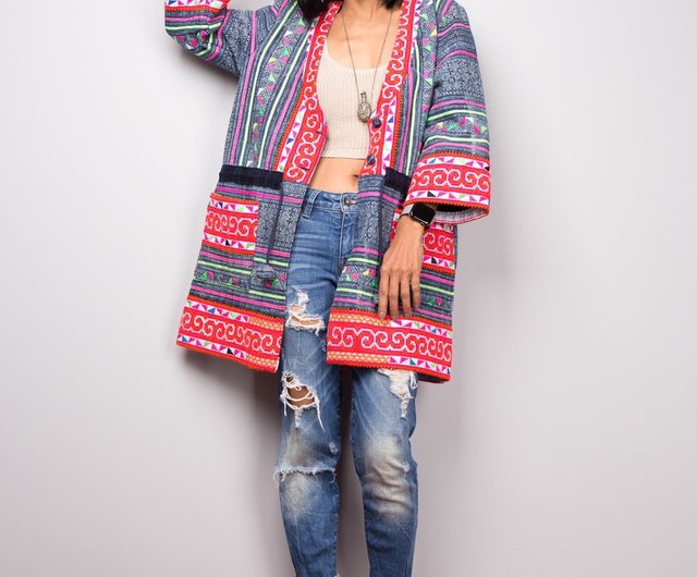 Hmong styled buy oversized jacket