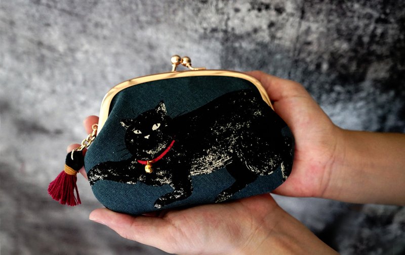 Bombay cat creative parent-child gold package - กระเป๋าสตางค์ - ผ้าฝ้าย/ผ้าลินิน 