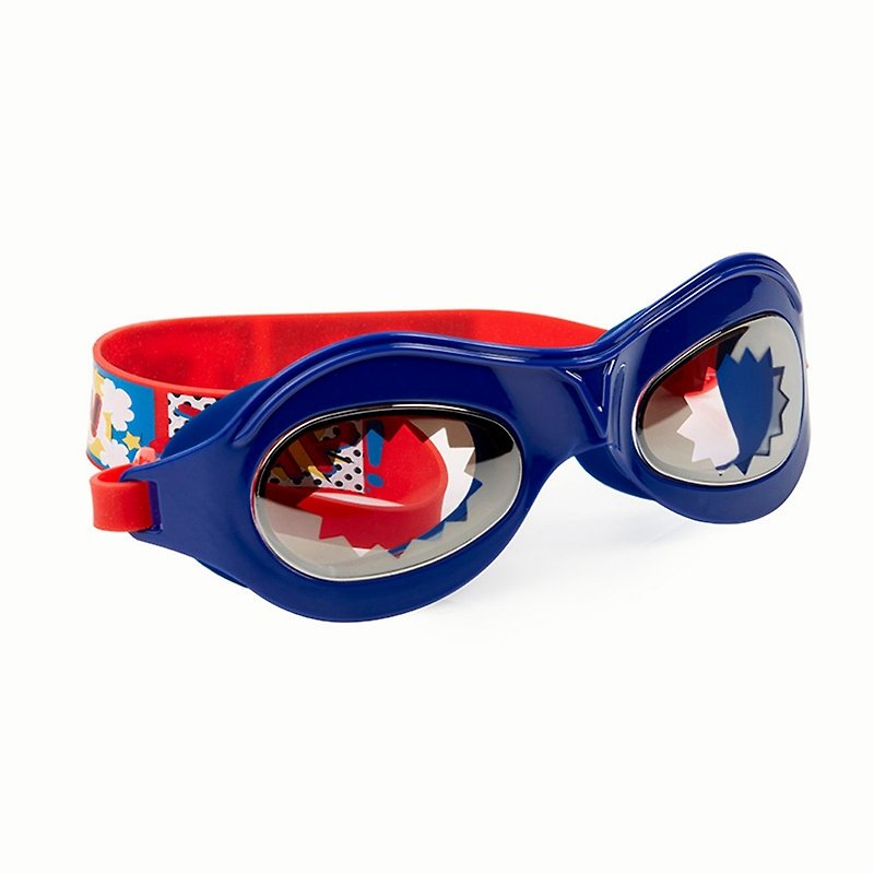 American Bling2o Children's Goggles Surprise Superman Series - Blue / Red - Swimsuits & Swimming Accessories - Plastic Multicolor