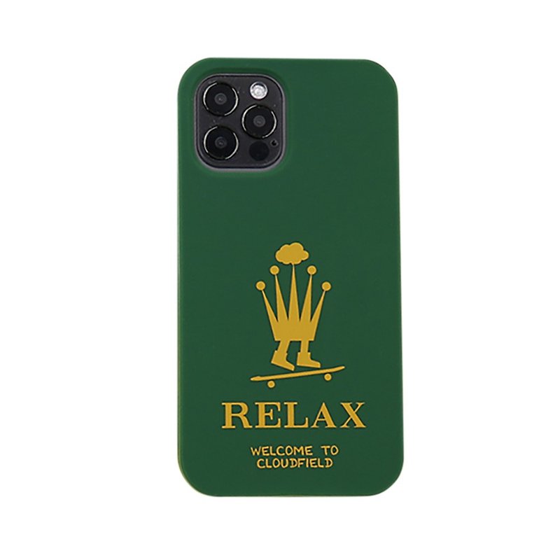 iPhone 12mini / 12 / 12 Pro / 12 Pro Max Simple Case - RELAX - อุปกรณ์เสริมอื่น ๆ - ซิลิคอน สีเขียว