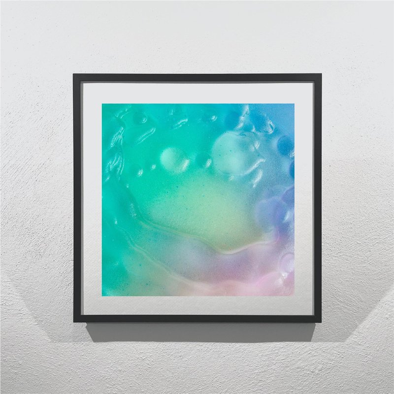 Micro Sense #FLO_2 | Archival Fine Art Prints - โปสเตอร์ - กระดาษ สีเขียว