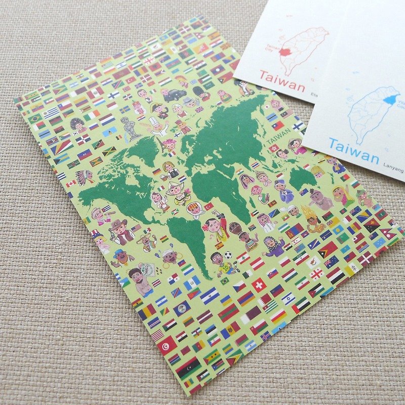 [Buy 2 Get 1 Free] Earth Observer Surprise Package-Ⅲ 1 Taiwan City Landscape Postcard - Cards & Postcards - Paper 
