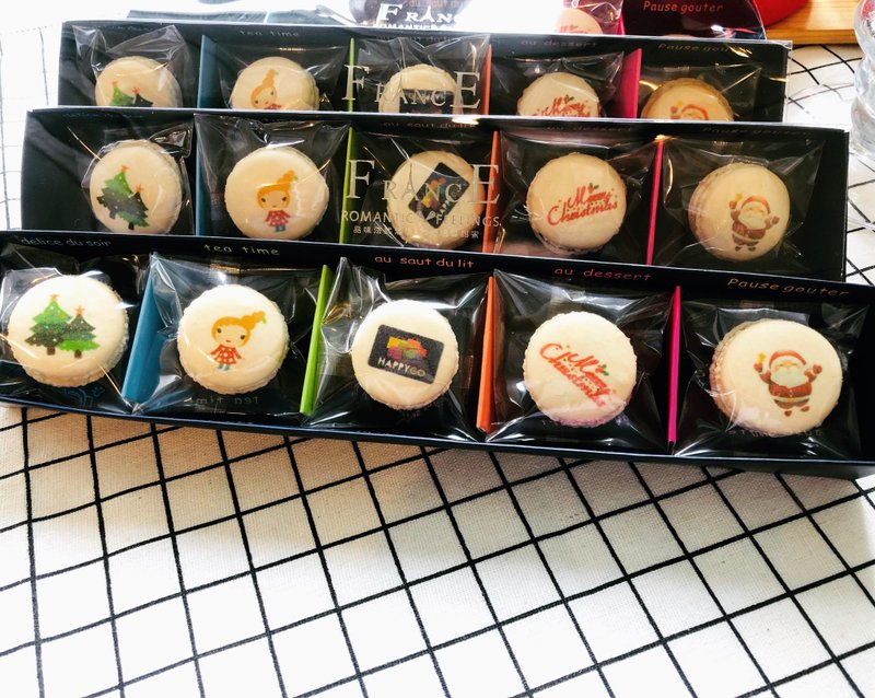 客製化 | 迷你馬卡龍組合 (10盒) - 蛋糕/甜點 - 新鮮食材 