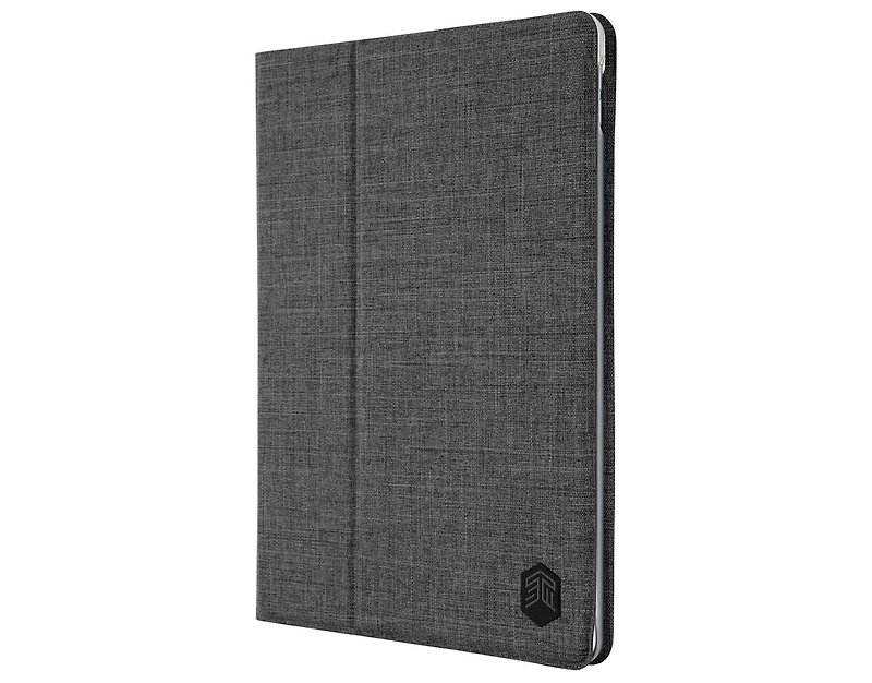 [STM] Atlas iPad Pro 10.5吋 High-quality flip-top flat case (carbon gray) - เคสแท็บเล็ต - พลาสติก สีเทา