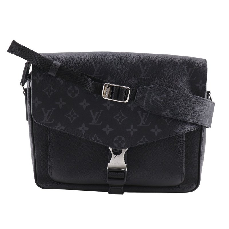 【日本直送】ルイ・ヴィトン LOUIS VUITTON タイガラマ ショルダーバッグ メッセンジャー M30746 タイガ×モノグラムエクリプス 黒 【中古】 - 側背包/斜背包 - 真皮 黑色