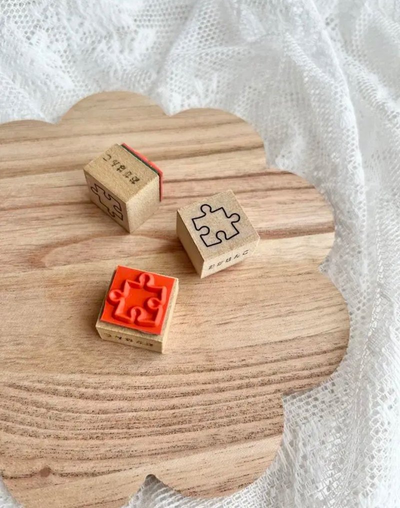 puzzle STAMP - ตราปั๊ม/สแตมป์/หมึก - ยาง 