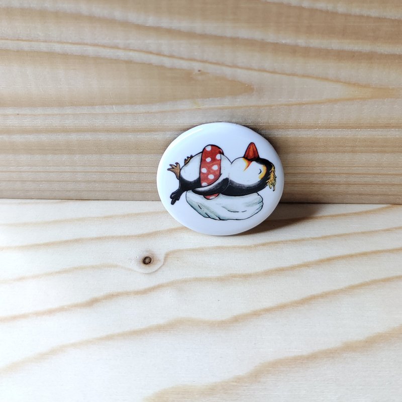 胸章/別針/徽章 漂浮企鵝 - 徽章/別針 - 其他材質 多色