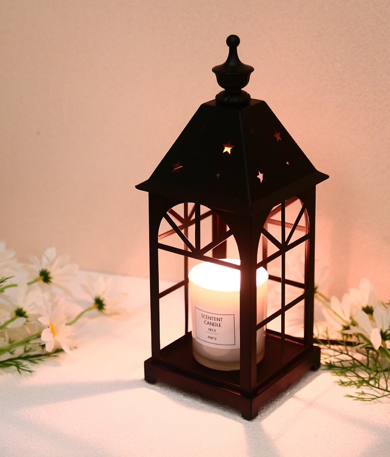 STARRY Fragrance Melting Wax Lamp (Black) - European Style Castle - With Timing Function - Dimming - Lighting - Other Metals 