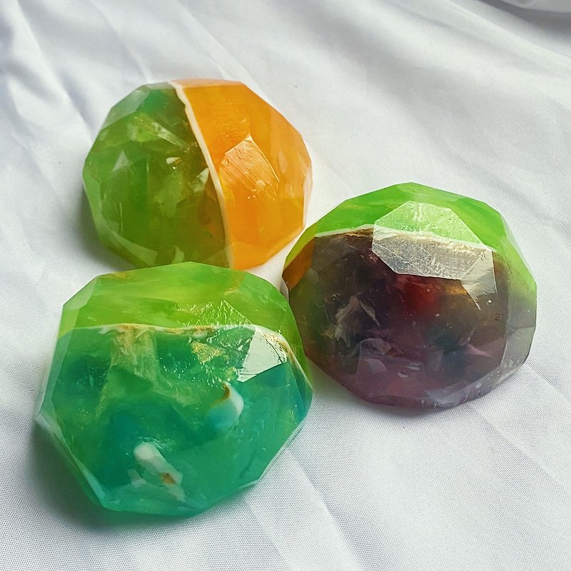 Soap Base Series-Brilliant Gemstone Soap - Soap - Other Materials Multicolor