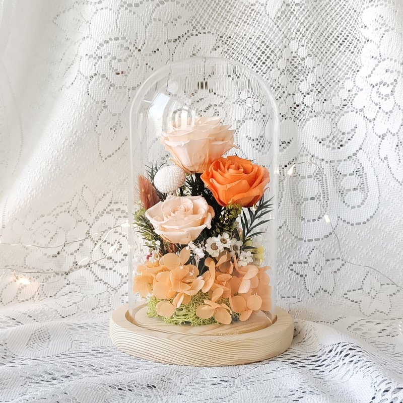 [Hidden Love 3] Glass Cup/Mother’s Day/Valentine’s Day/Birthday Gift - Dried Flowers & Bouquets - Plants & Flowers Transparent