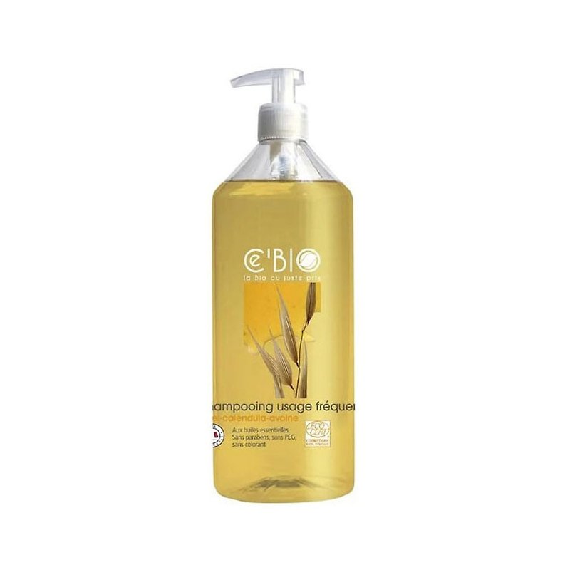 Suitable for Normal Hair CeBio Organic Honey Oat Shampoo 500ml - แชมพู - สารสกัดไม้ก๊อก สีทอง