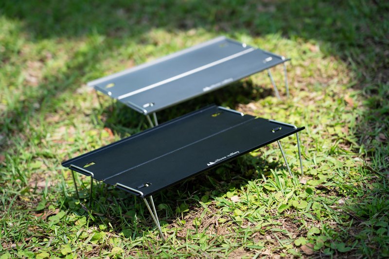 SilverValley portable lightweight mini folding table - ชุดเดินป่า - อลูมิเนียมอัลลอยด์ สีดำ