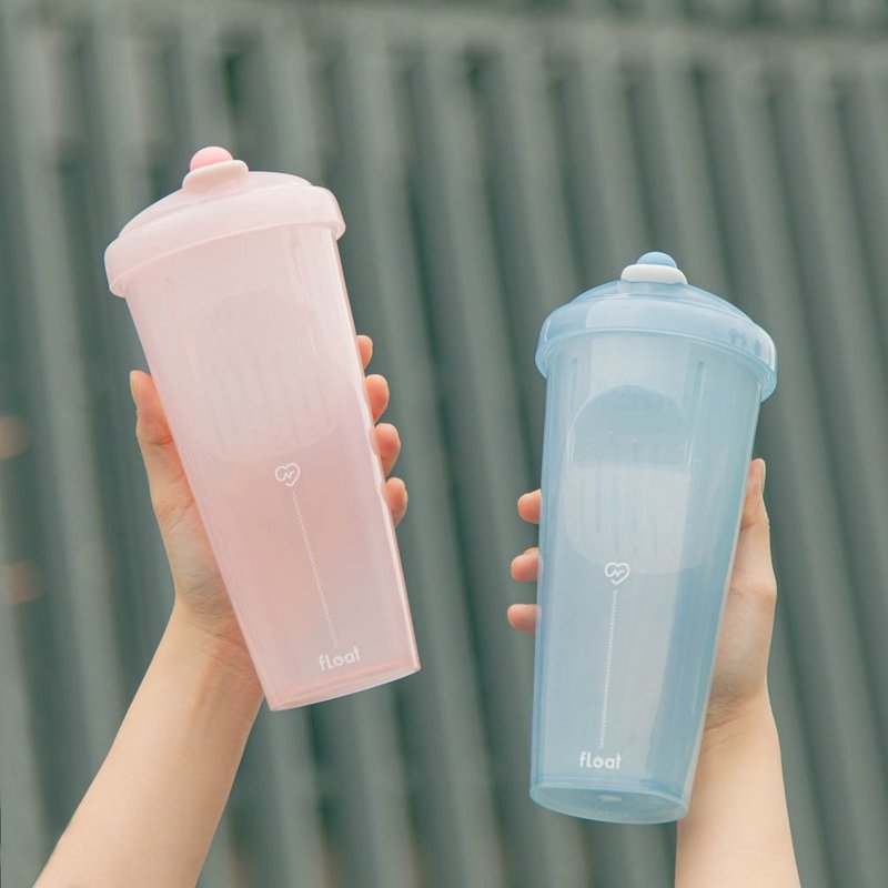 (2 pcs discount) FLOAT Boba Cup - Niusnews Edition - Pitchers - Plastic Pink