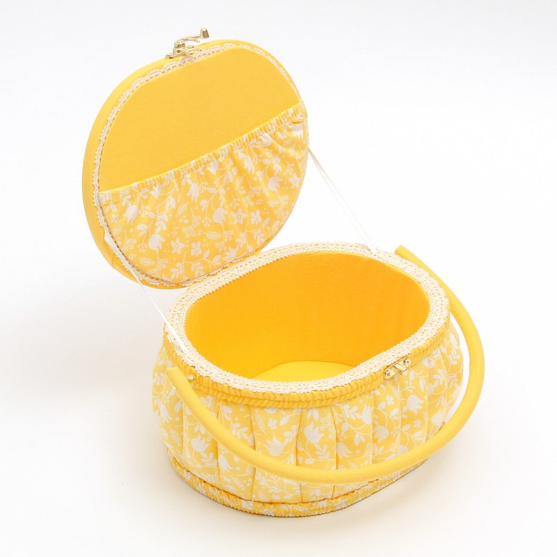 Mini Tulips storage box stash box - 居家收納/收納盒/儲物盒 - 棉．麻 黃色