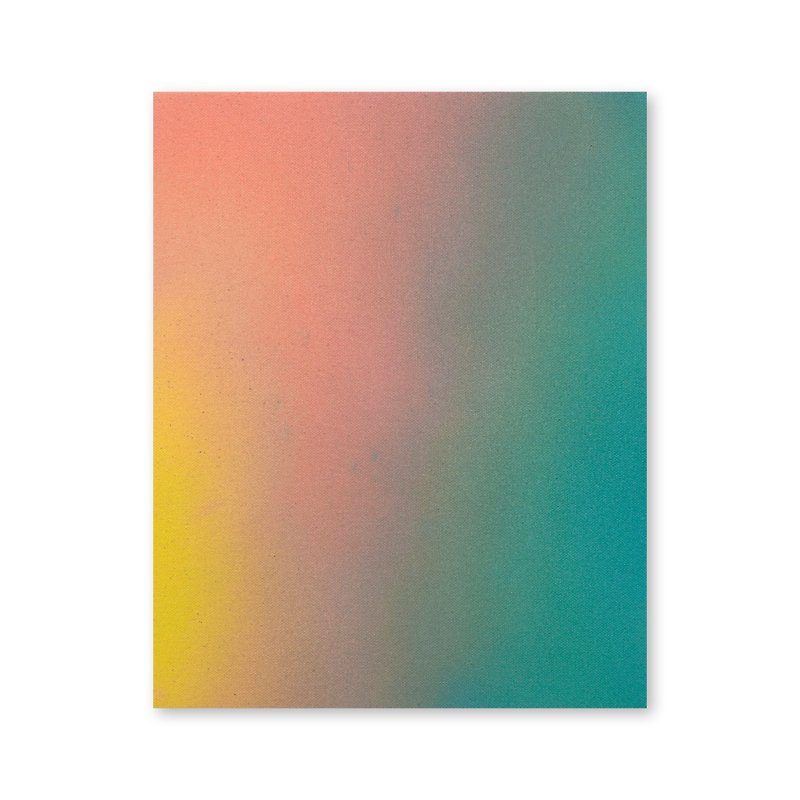 【七色の流れ】アート - レインボーカラー 抽象画 北欧 - ポスター・絵 - アクリル 多色