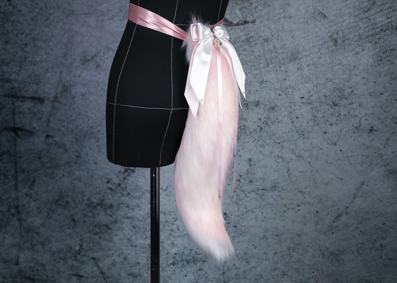 Sakura Fox Tail Faux Fur Tail - 設計館 Catzo Club 其他 - Pinkoi