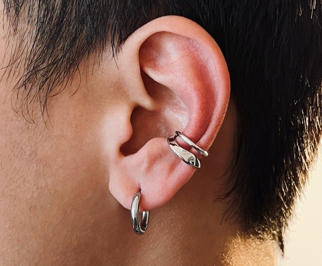 Gift] Double-layered design painless ear cuff, unisex