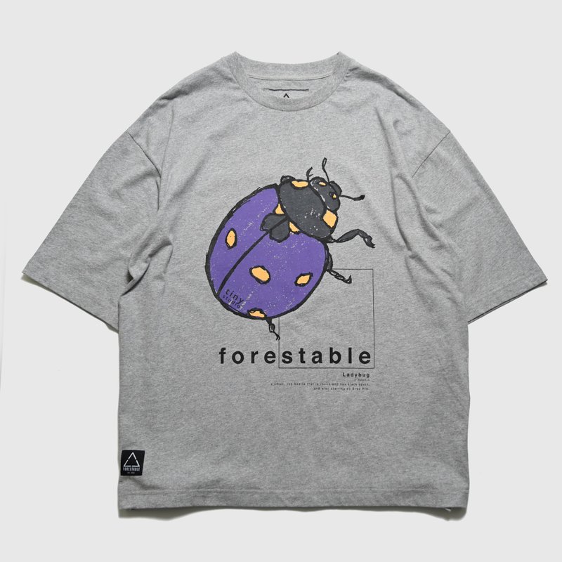 FRSTB  LadyBug Collection T-Shirt_短袖上衣 - 男装 T 恤 - 棉．麻 灰色