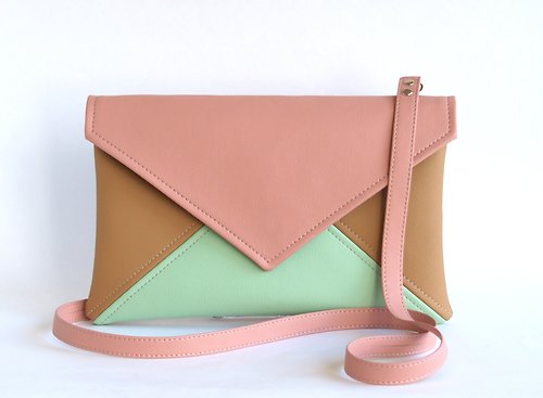LudaMelnick Crossbody Clutch Bag For Women, Cross Body Purse, Small Purse, Pink Handbag