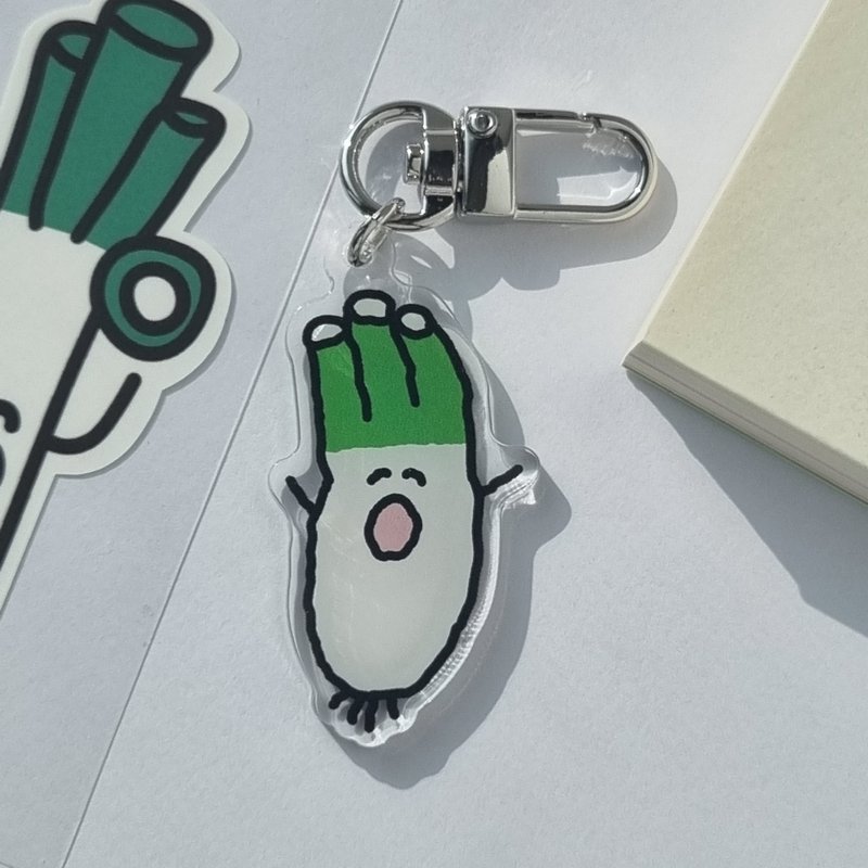 Daepagun Acrylic Key-ring - Keychains - Acrylic Green