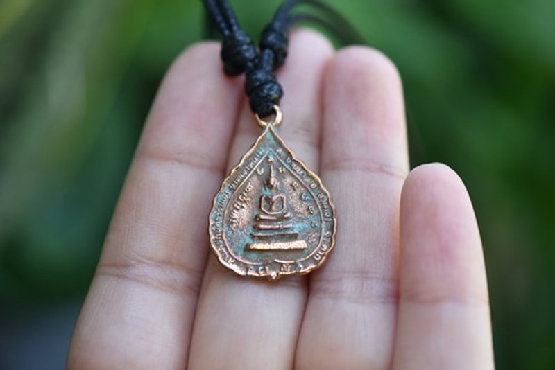 Buddha amulet★Brass pendant 1111 - สร้อยคอ - โลหะ 