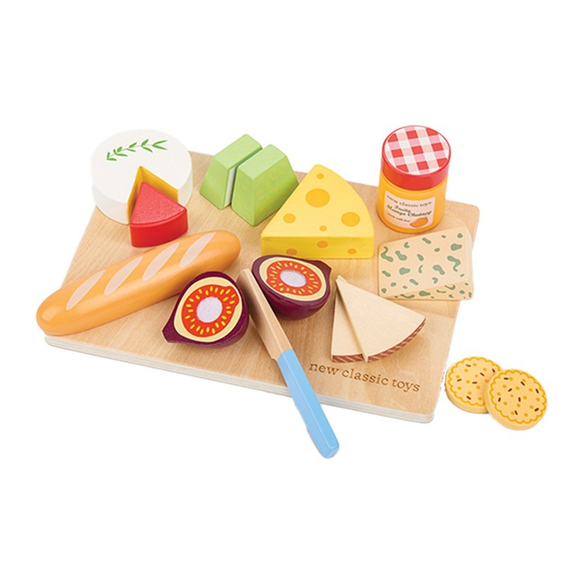 [Netherlands New Classic Toys] Fragrant cheese cheese plate-10576 - ของเล่นเด็ก - ไม้ 