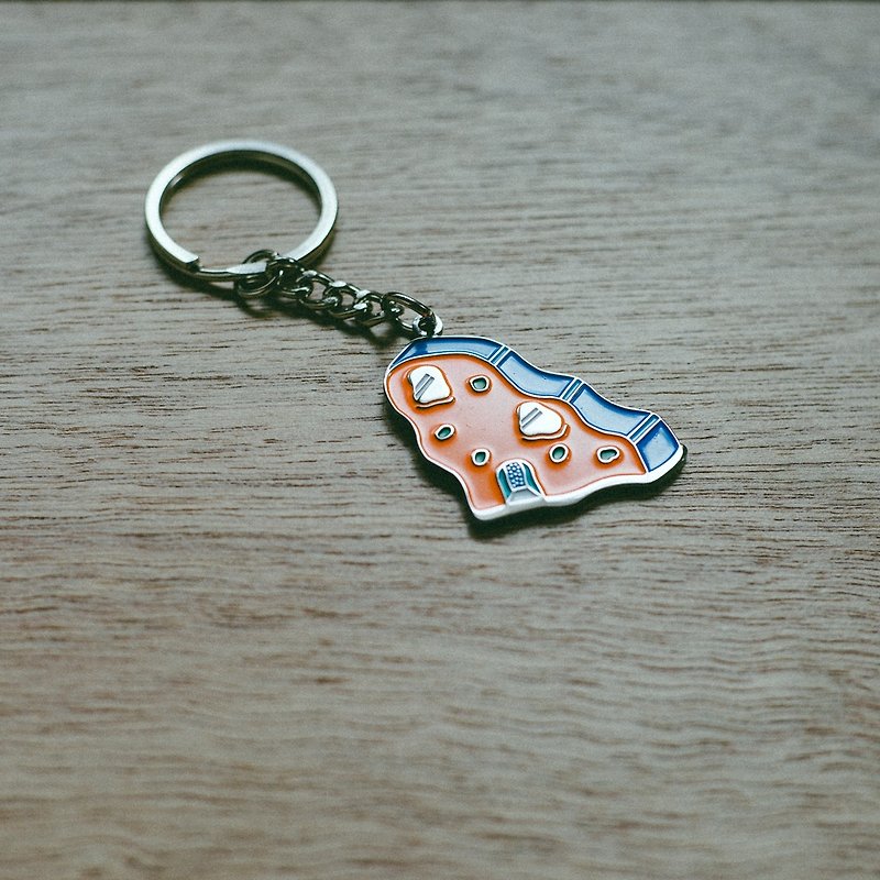 Aluz cheese house keychain - Keychains - Other Metals Multicolor