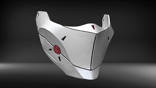 SeberdrA Digital 3D model of Cyborg Mask V1 for 3D print