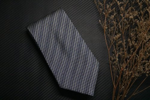 壞紳士 藍色多瑙河復古花紋領帶商務百分百真絲領帶