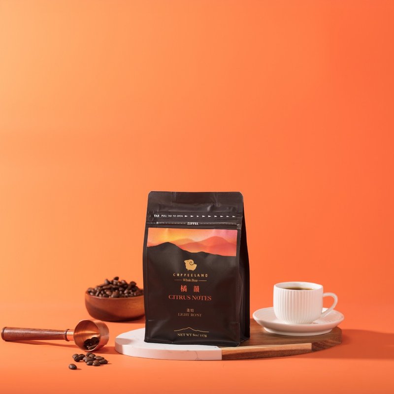 COFFEELAND | 橘韻 - 咖啡豆金典風味(淺焙)(半磅227公克/包) - 咖啡/咖啡豆 - 新鮮食材 藍色