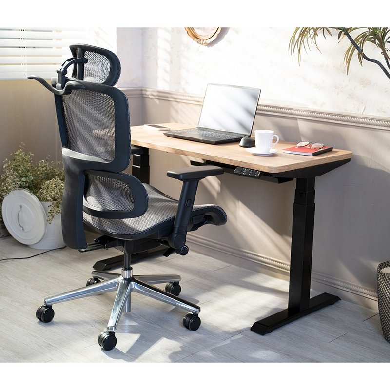 irocks D01-SL 140*80cm 電動升降桌(無配件) + T07 Plus 組合 - 餐桌/書桌 - 其他材質 