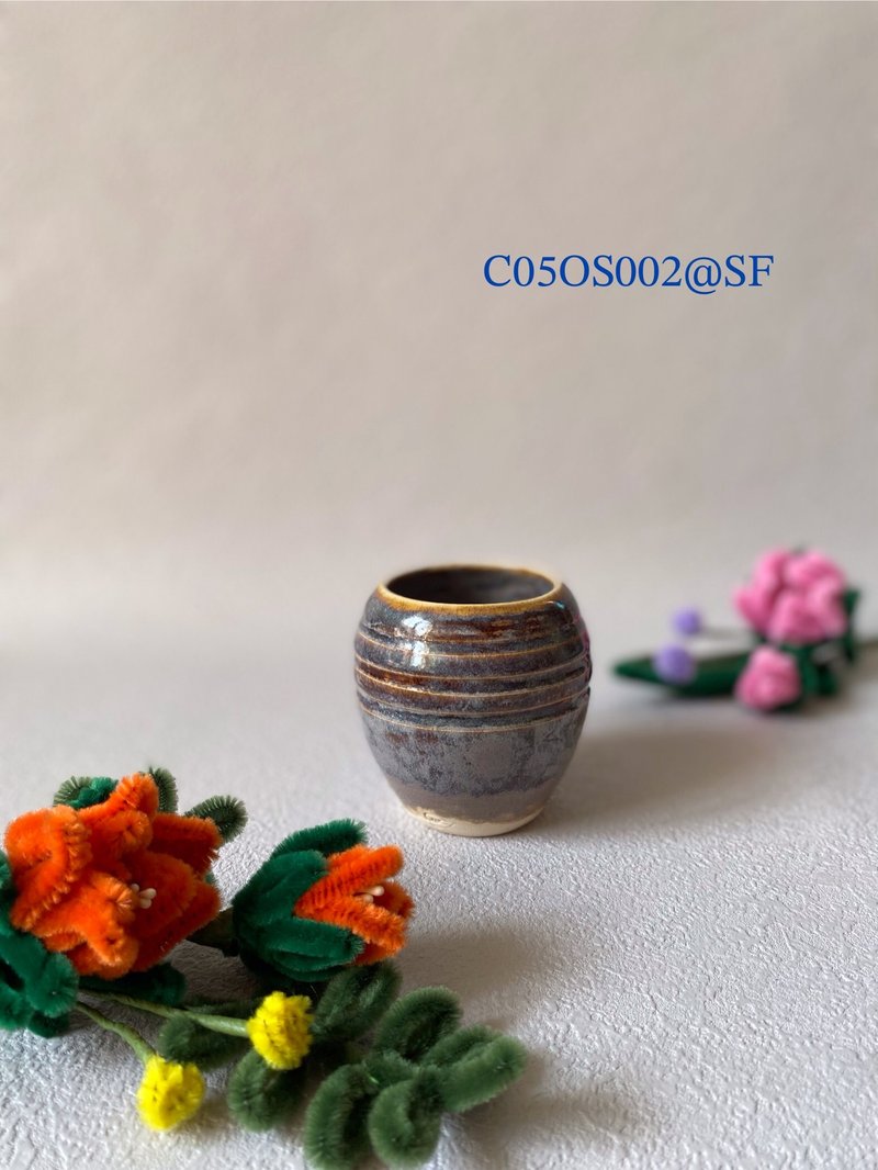 Handmade ceramic bottle in rustic brown color - a unique series - Pottery & Ceramics - Pottery Brown