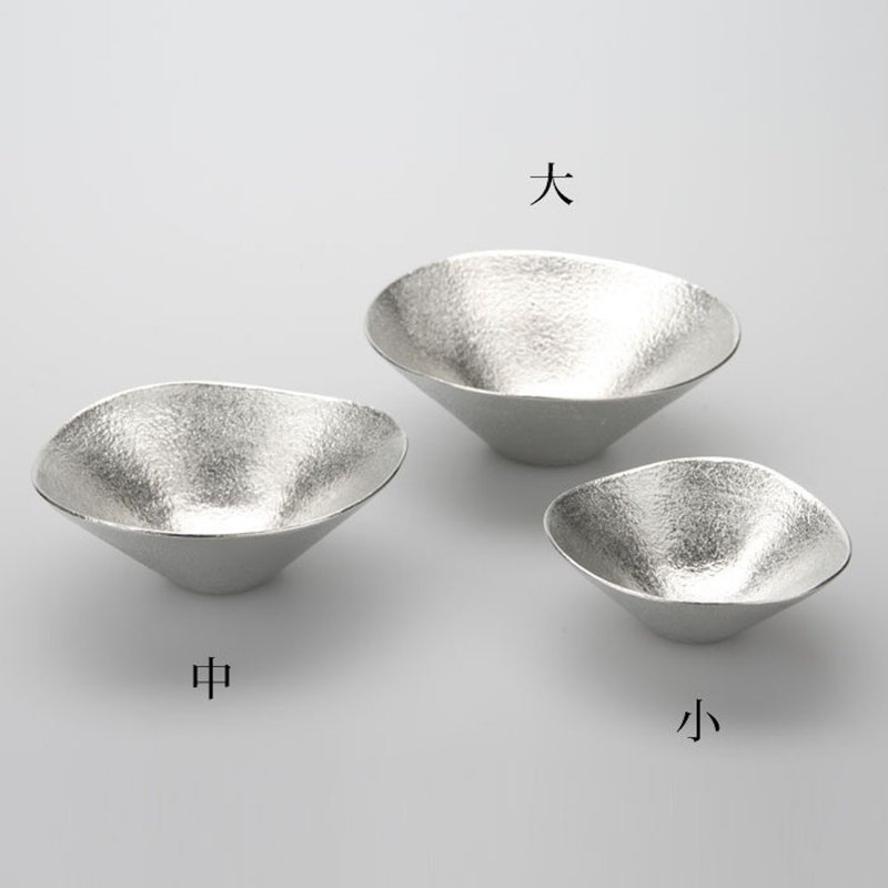 nousaku-純錫曲線造型碗(中) - 碗 - 其他金屬 